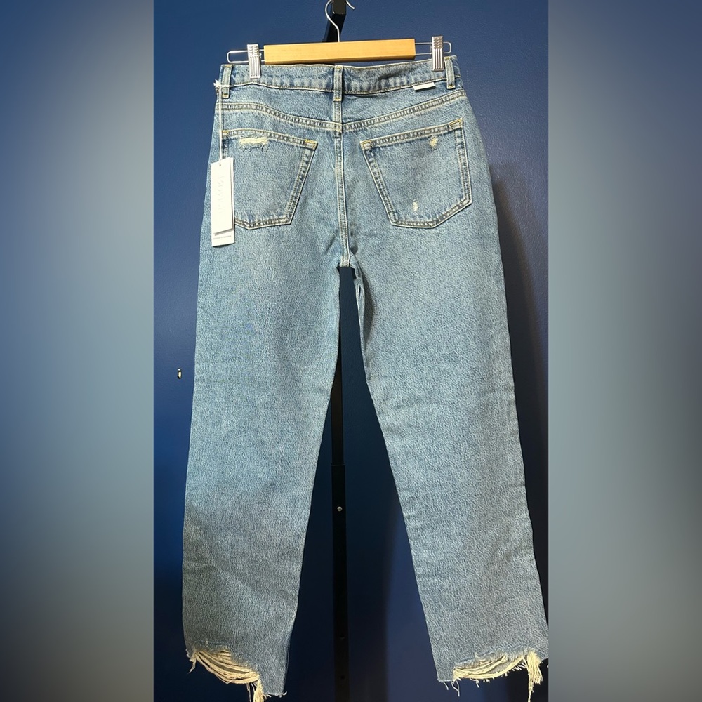 NWT Boyish Relaxed Light Blue Ripped Jeans - Picture 4 of 11